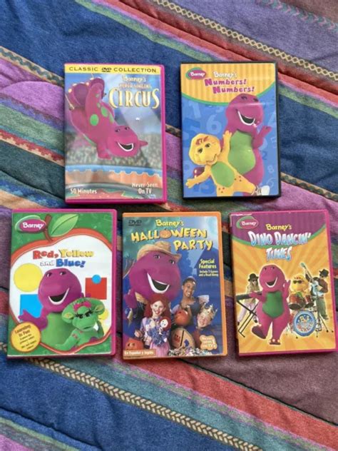 barney dvd lot|barney impossibility rare dvd.